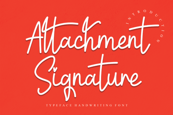 Attachment Signature Font Review for Web Design