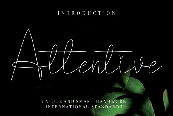 Attentive: The Handwritten Font for Modern Brands