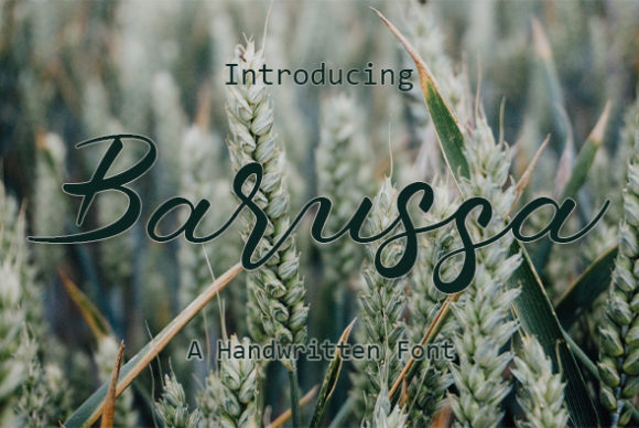 Barussa: A Handwritten Typeface for Editorial Design