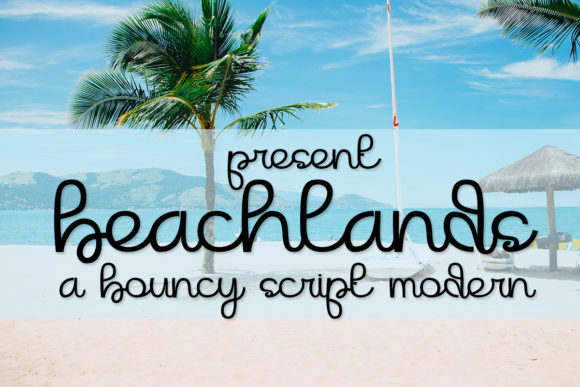 Beachlands: A Delicate Script Font for Modern Branding