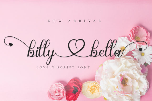 Billy Bella: A Handwritten Typeface for Editorial Elegance