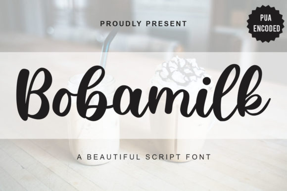 Bobamilk: The Handwritten Font for Scroll-Stopping Design