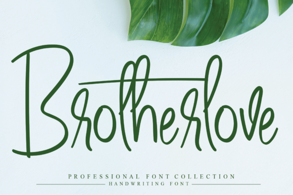 Brotherlove: A Dainty Handwritten Font for Crafters
