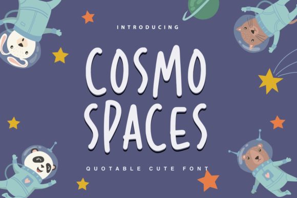 Cosmo Space: A Handwritten Font for Editorial Design