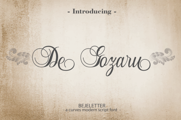 De Gozaru: A Script Font for Polished Branding