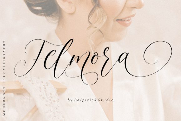 Felmora: A Sweet Script Typeface for Editorial Design