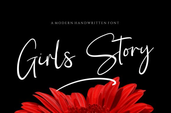 Girl Story: A Delicate Handwritten Font for Editorial Design