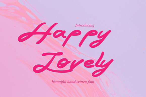 Happy Lovely: A Timeless Script Font for Web Design