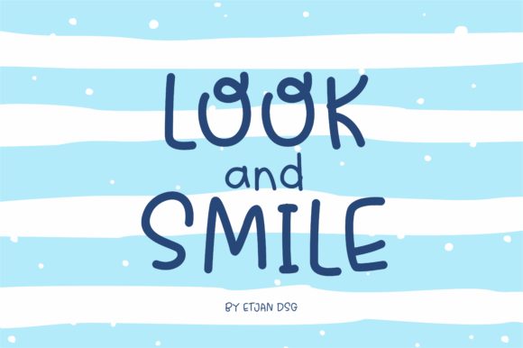 Look and Smile: A Playful Font for Social Campaigns