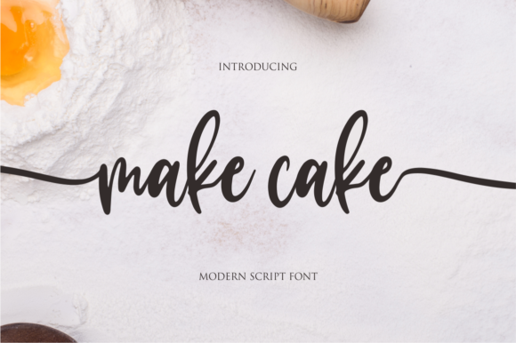 Make Cake Font: Sweet Script for Digital Brands