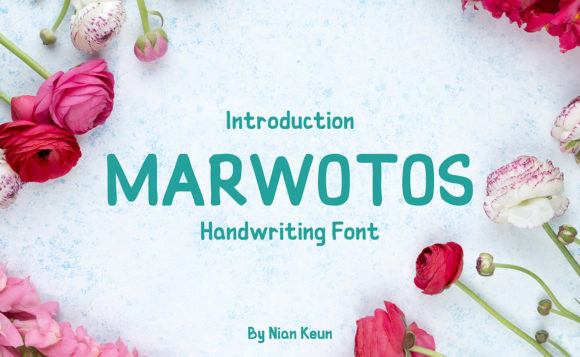 Marwotos: A Handwritten Font for Web Design