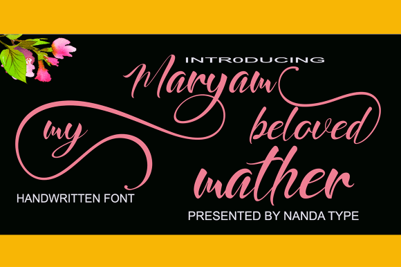 Maryam: The Elegant Handwritten Font for Branding
