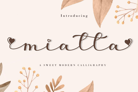 Miatta: The Script Font That Elevates Brand Identity