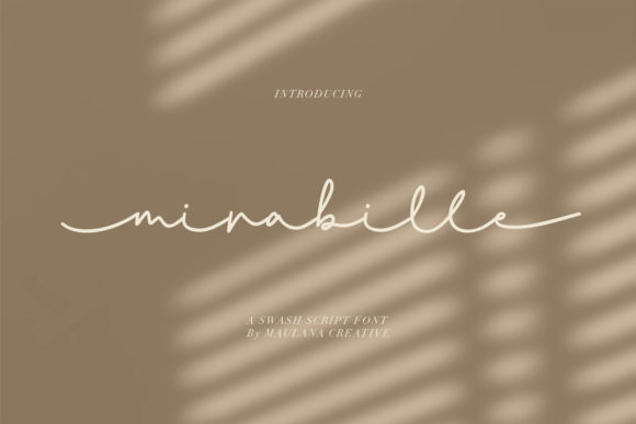 Mirabille: A Flowing Script Font for Editorial Design