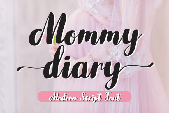 Mommy Diary: A Sweet Script Font for Web Design