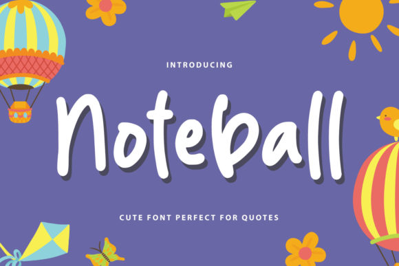 Noteball Font: A Playful Typeface for Modern Branding