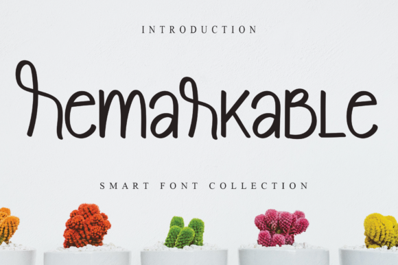 Remarkable Font: A Handwritten Typeface for Crafters