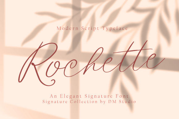 Rochette: A Romantic Script Font for Crafters