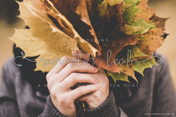 Romantic Leaf Font: Elevate Your Brand Identity