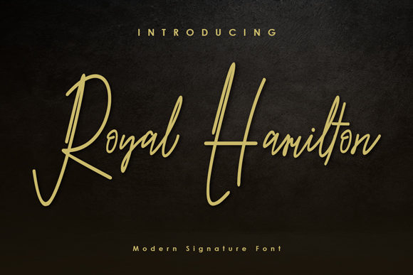 Royal Hamilton: The Handwritten Font for Marketers