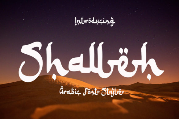 Shalleh - Arabic Style Font for Web Design