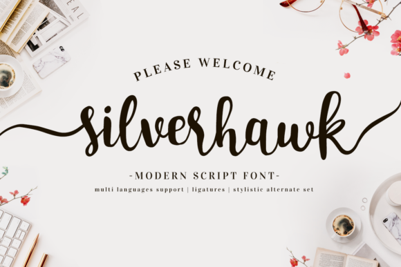 Silverhawk: A Timeless Script Font for Makers