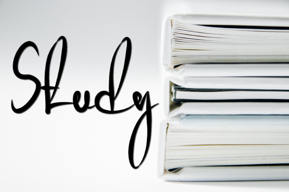 Study Font: Elegant Handwritten Type for Crafters