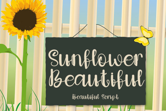 Sunflower Beautiful: A Versatile Handwritten Font for Campaigns
