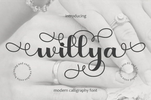 Willya: A Romantic Script Font for Editorial Design