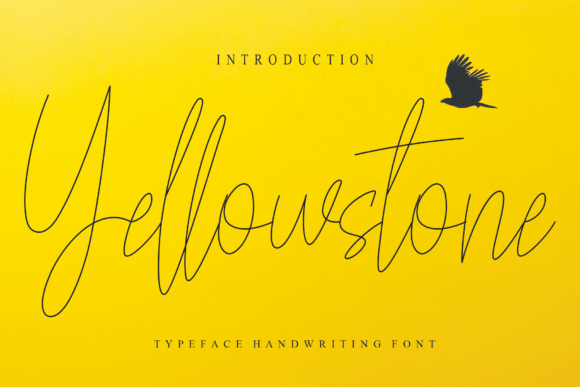Yellowstone: A Handwritten Typeface for Editorial Design